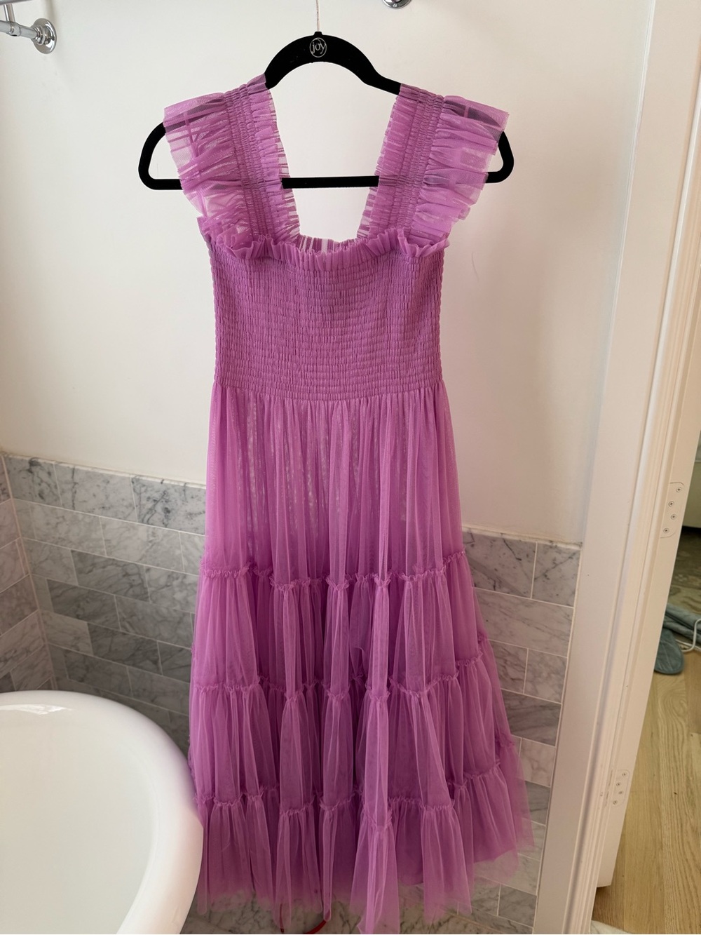 Hill House Purple Tulle Nap Dress Size Small